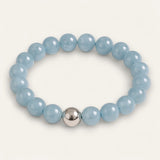 Aquamarine Stone Bracelet