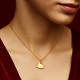 14KT Gold Plated Heart Necklace