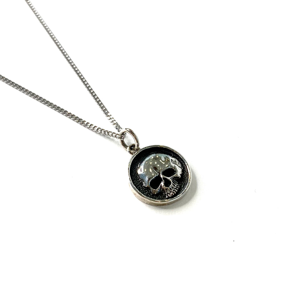 Circle Skull Necklace