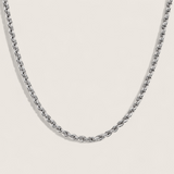 The Argent Rope –3.2mm Rope Chain