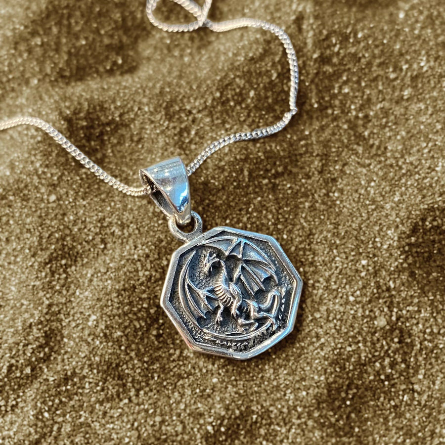Octagon Dragon Necklace