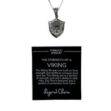 Crown & Fleur De Lis Shield Necklace