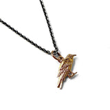 Textured Raven Necklace