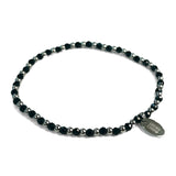Steel and Gemstone Stretch Bracelets