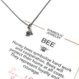 Angled Bee Necklace