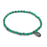 Steel and Gemstone Stretch Bracelets