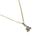 Angled Bee Necklace