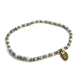 Steel and Gemstone Stretch Bracelets