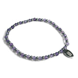 Steel and Gemstone Stretch Bracelets