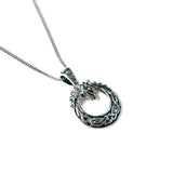 Eternity Circle Dragon Necklace