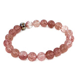 Strawberry Quartz Stone Bracelet