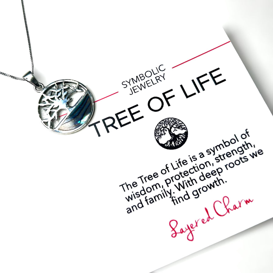 Tree of Life Shell Ground Necklace