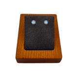 10KT Evil Eye Stud Earrings