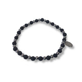 Steel and Gemstone Stretch Bracelets
