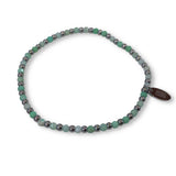 Steel and Gemstone Stretch Bracelets