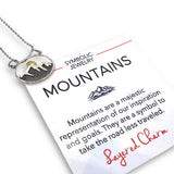 Handmade Oval Mountain Necklace