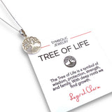 Filigree Tree of Life Shell Necklace