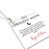 Small Crescent Moon Necklace