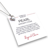 Heart Pearl Slider Necklace