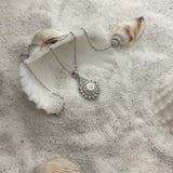 Halo Pearl Necklace