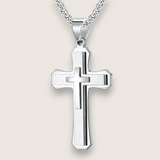 The Trinity - Layered Cross Necklace