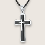 The Trinity - Layered Cross Necklace
