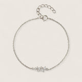 Starlit Path Bracelet – CZ Cluster