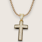 The Herald – XL Iced-Out Cross Necklace
