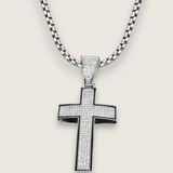 The Herald – XL Iced-Out Cross Necklace