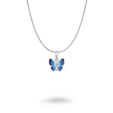 Enamel Butterfly Wing Necklace