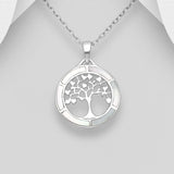 Border Shell Tree of Life Necklace