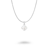Mother of Pearl Clover Necklace