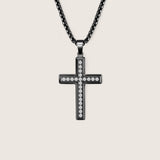 The Divine Radiance – CZ Cross Necklace