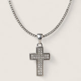 The Lumen Cross – CZ Pendant Necklace