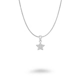 CZ Encrusted Star Necklace