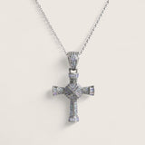 The Radiant Pillar – CZ Cross Necklace