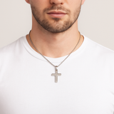 The Argent Creed – Flat Cross Necklace