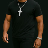 The Herald – XL Iced-Out Cross Necklace