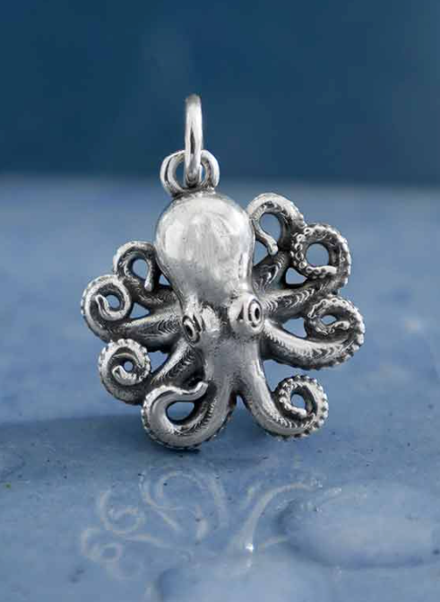 Realistic Octopus Necklace
