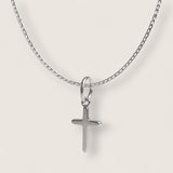 Pure Devotion – Sterling Silver Cross Necklace