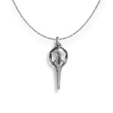 The Hollow Bloom – Hummingbird Skull Necklace