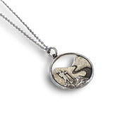 The Trailblazer –Woman Hiking Necklace