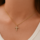 Eternal Light – CZ Cross Necklace