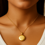 Forever Within – Steel Round Locket