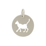 Round Cat Walking Necklace