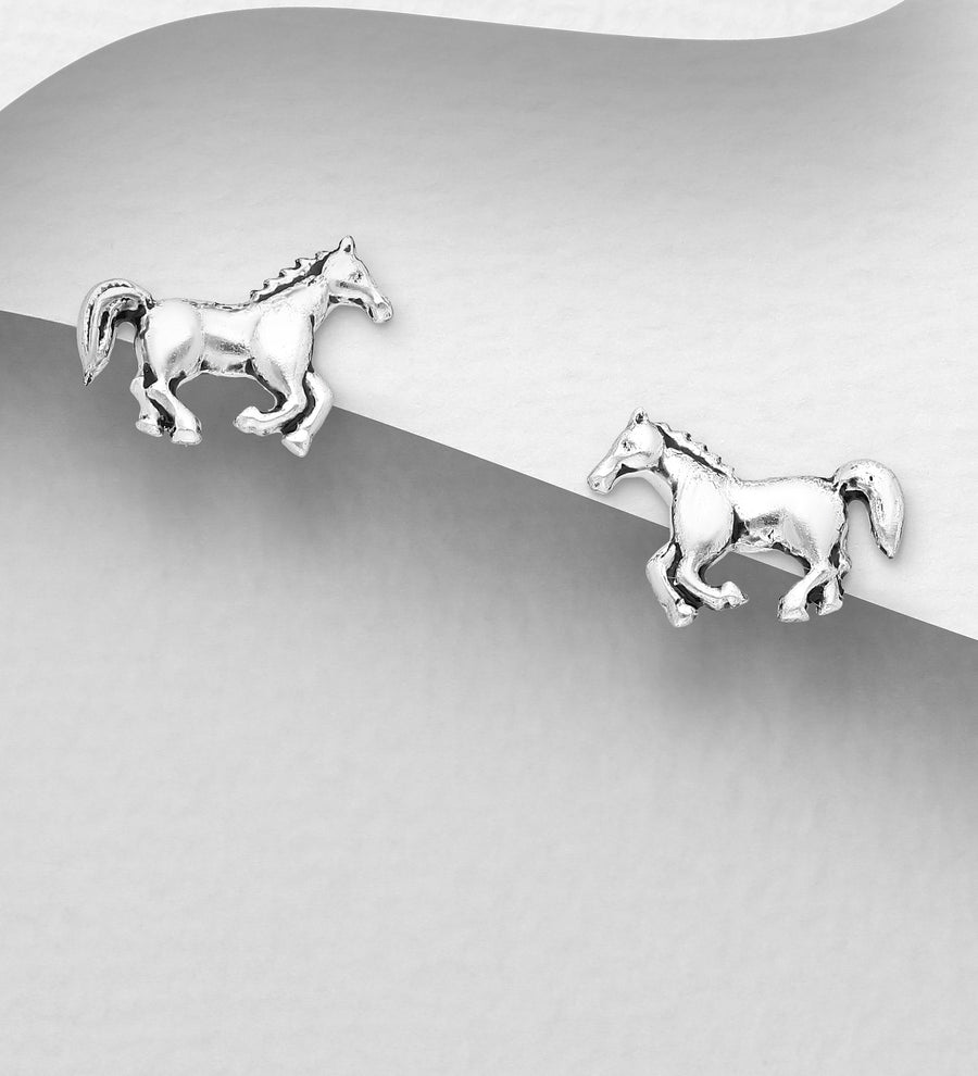 Horse Galloping Earrings