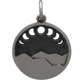 Mountains with Moon Phases Necklace