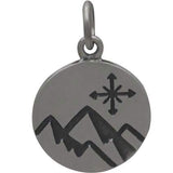 Mountain and Compass Necklace