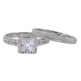 Engagement Set 6mm Princess Cut
