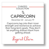 Capricorn Double-Sided Coin Zodiac Necklace